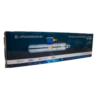 Pompa submersibila Kraissmann 1.1kW cu flotor