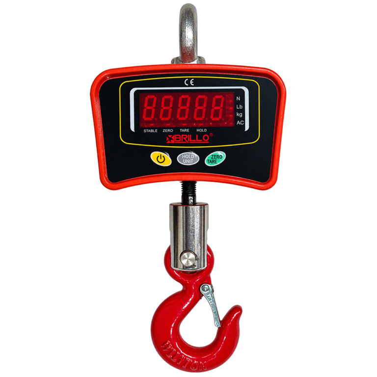 Cantar macara electronic 1000 kg, afisaj LCD iluminat, acumulator
