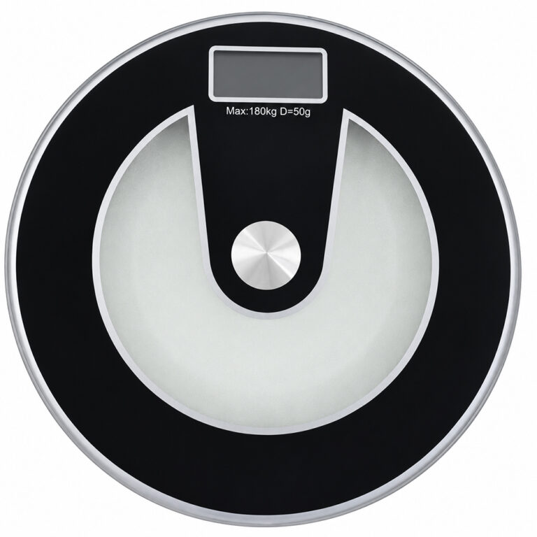 Cantar de baie electronic cu afisaj temperatura 180 kg sticla